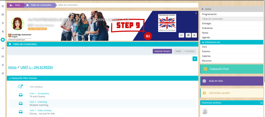 English Council cursos de inglés online