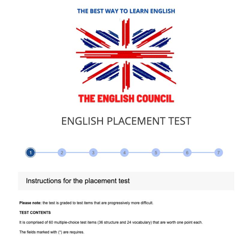 Prueba de nivel English Council Prueba de nivel inglés online